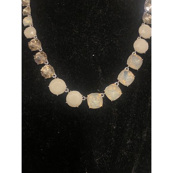 LOFT Necklace Rhinestones 18 Inches - Picture 2 of 5